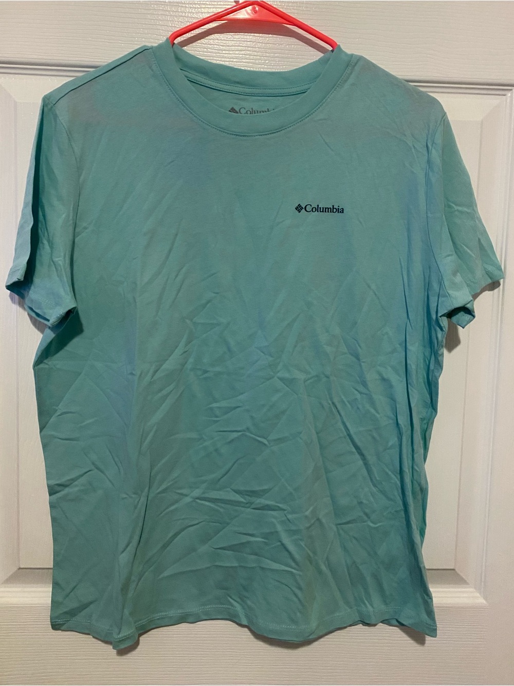 Columbia womens Short-Sleeve Crew Tee in Aqua